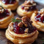 Baked Cranberry Brie Bites