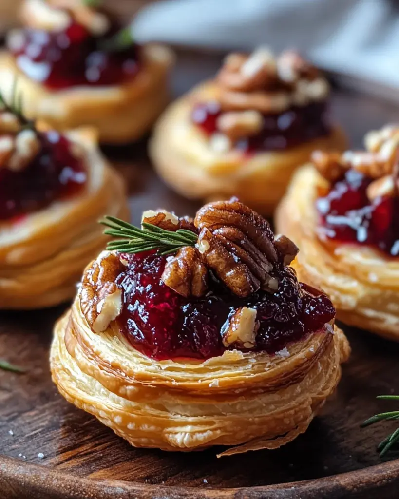 Baked Cranberry Brie Bites