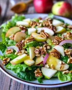 Bestes Feldsalat Rezept Walnüsse & Apfel