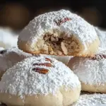 Buttery Pecan Snowball Cookies