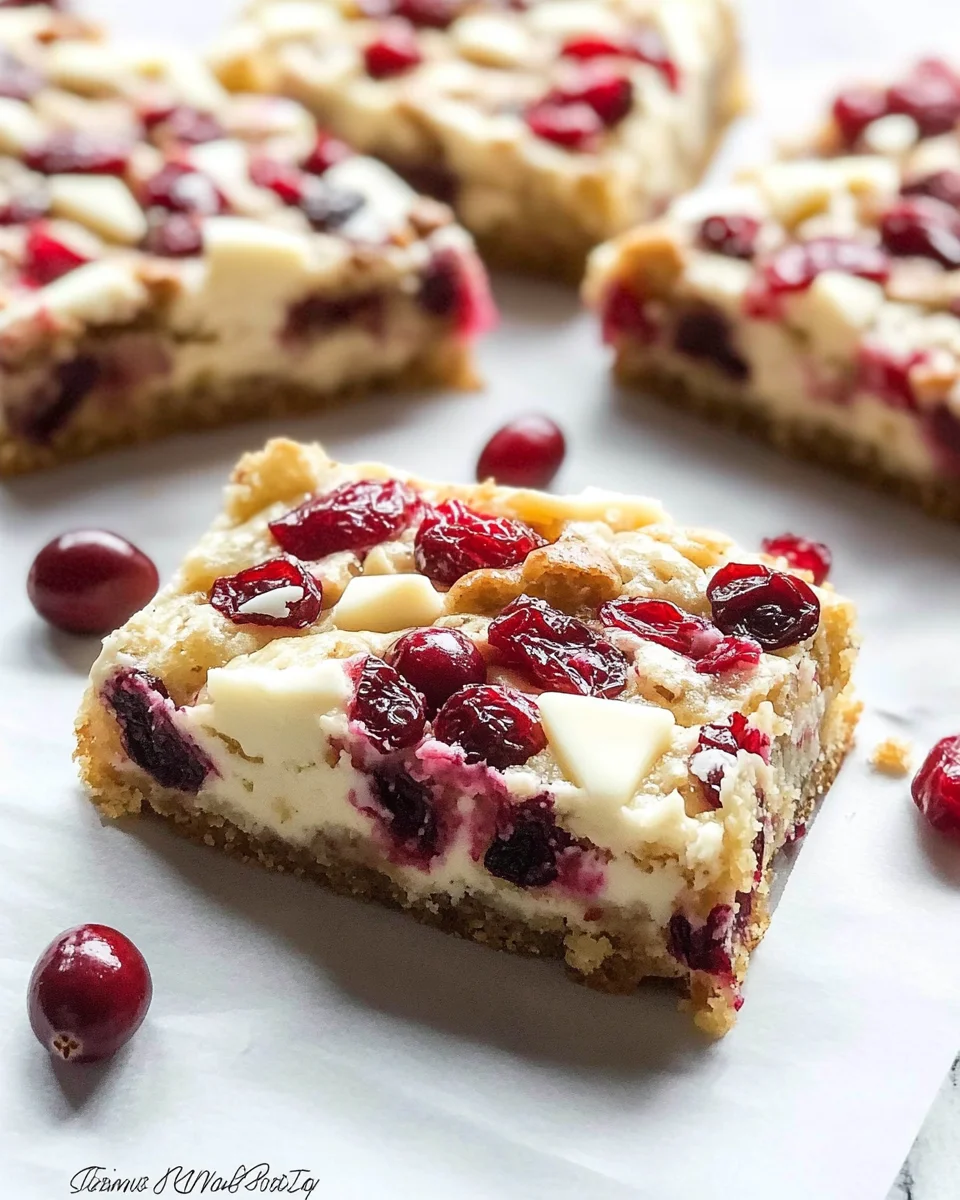 Cranberry Bliss Bars (Starbucks Copycat)