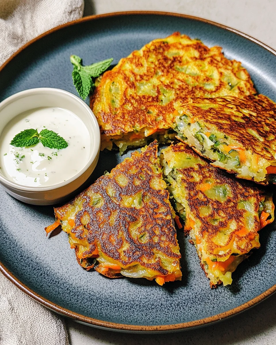 Curry-Spitzkohl-Pancakes
