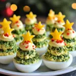 Deviled Egg Christmas Trees