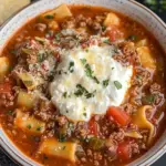 Easy Crock pot Lasagna Soup Recipe