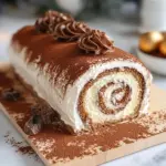 Gourmet Tiramisu Yule Log Cake