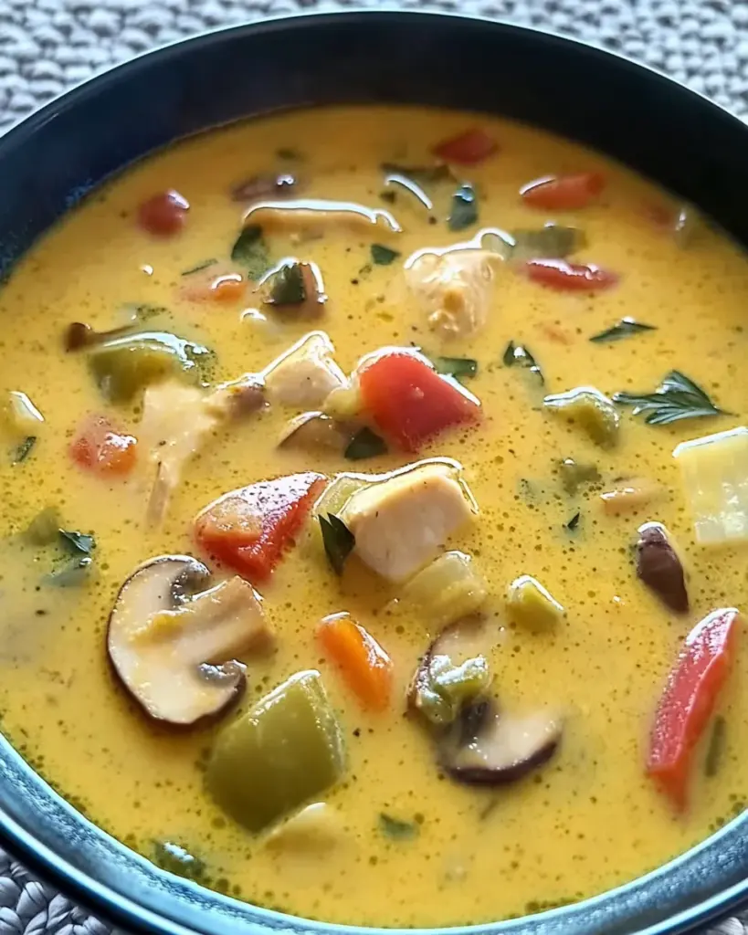 Hähnchen-Curry-Lauch-Suppe von Critters99