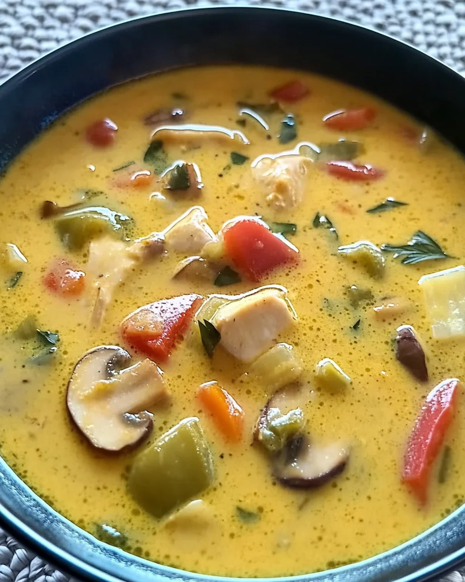 Hähnchen-Curry-Lauch-Suppe von Critters99