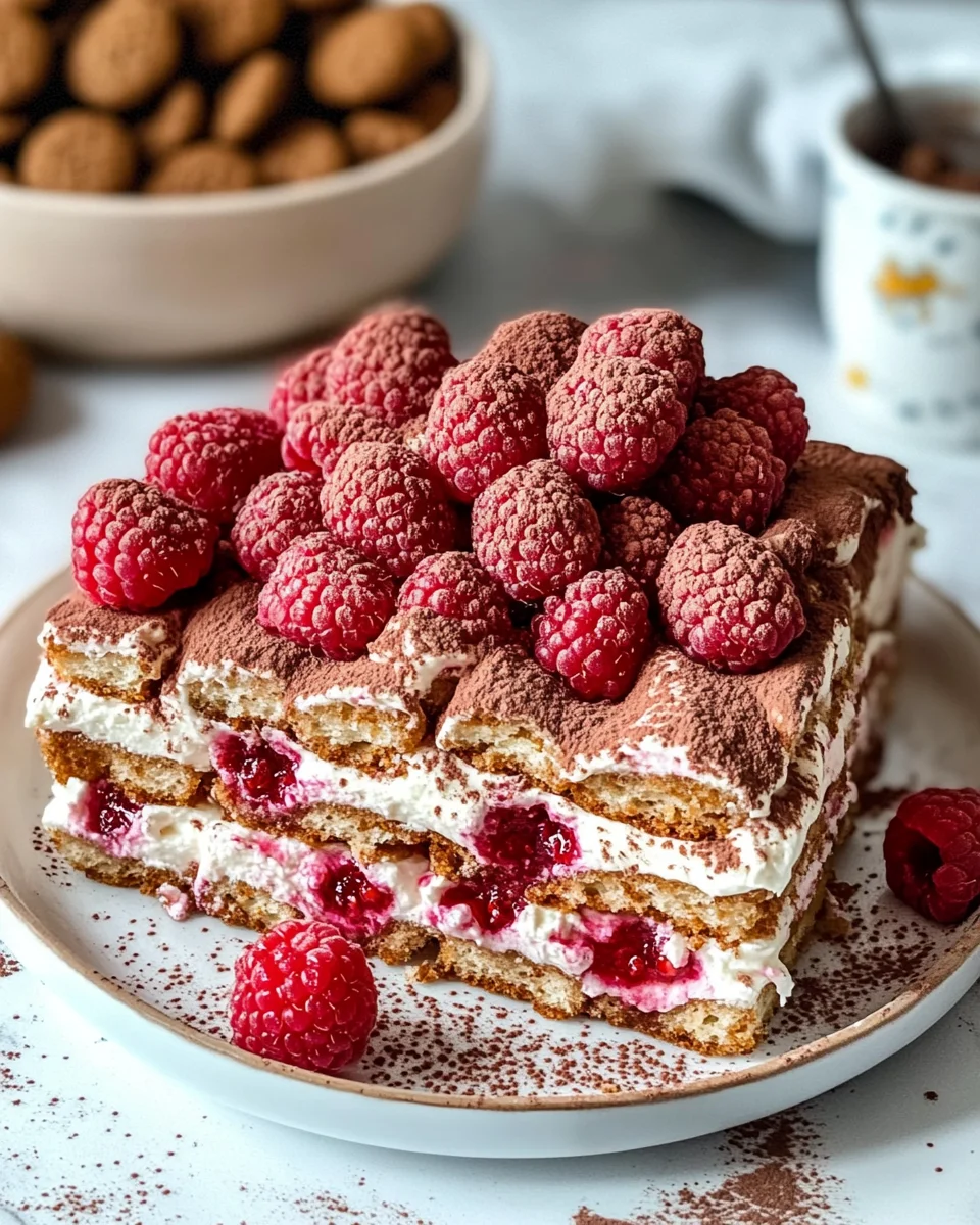 Himbeer-Spekulatius-Tiramisu