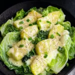 Italienische Wirsingpfanne mit Käsesoße