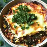 Linsen-Grünkohl-Moussaka