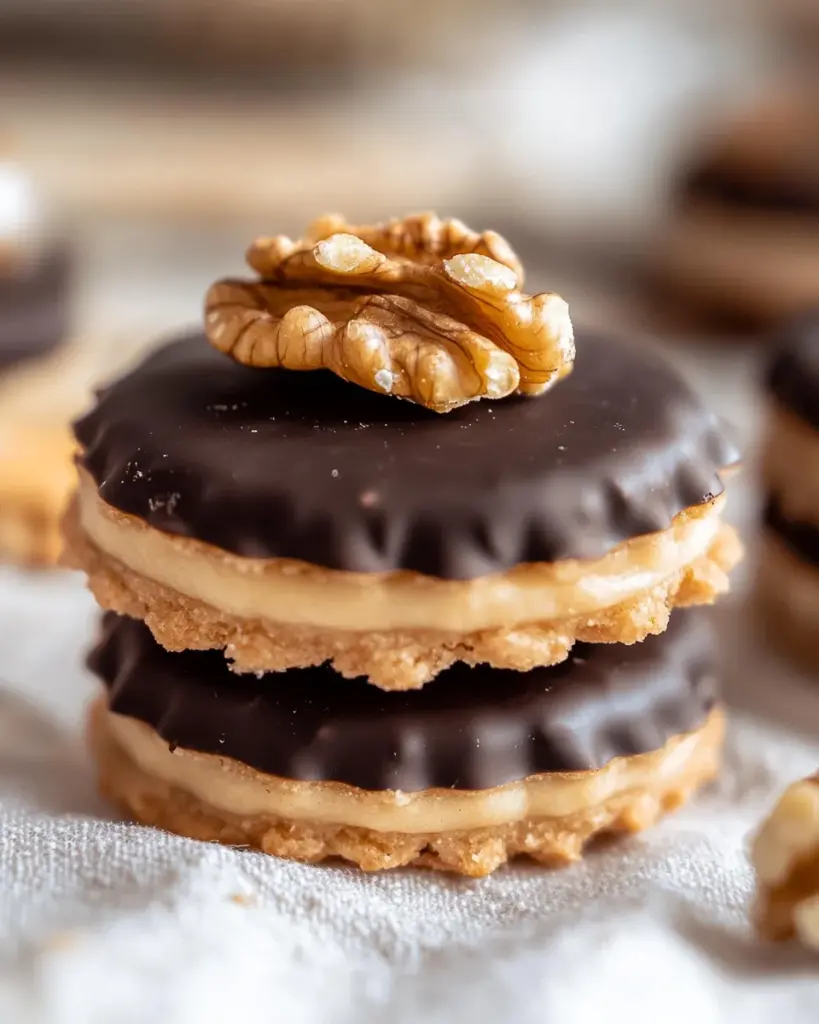 Omas Walnuss Marzipan Plätzchen