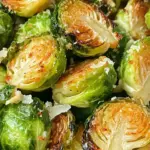 Oven Roasted Parmesan Brussel Sprouts