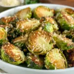 Parmesan Crusted Brussel Sprouts