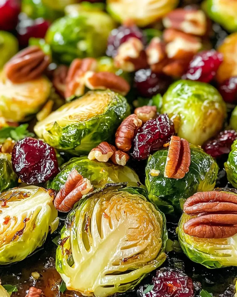 Sheet Pan Maple Dijon Brussels Sprouts