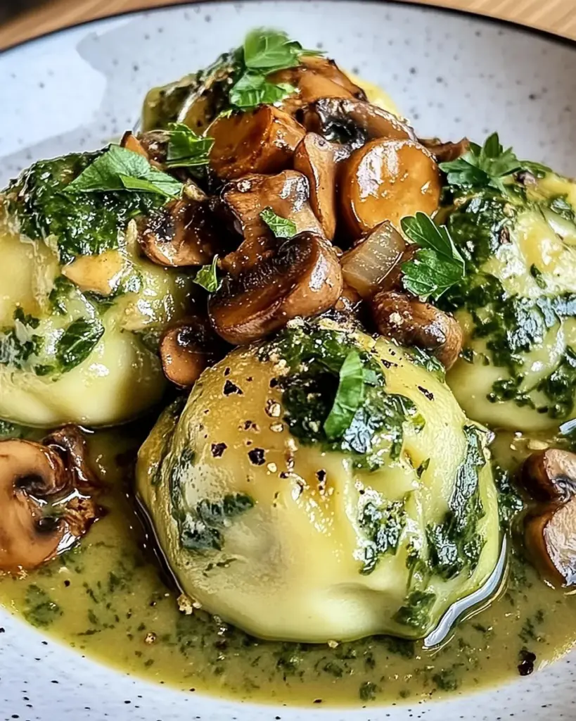 Spinatknödel mit Pilzragout: Ein Unglaublich Essenzielles Rezept für 4 Personen