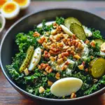 Vegetarischer Grünkohl-Salat: eine Vitaminbombe