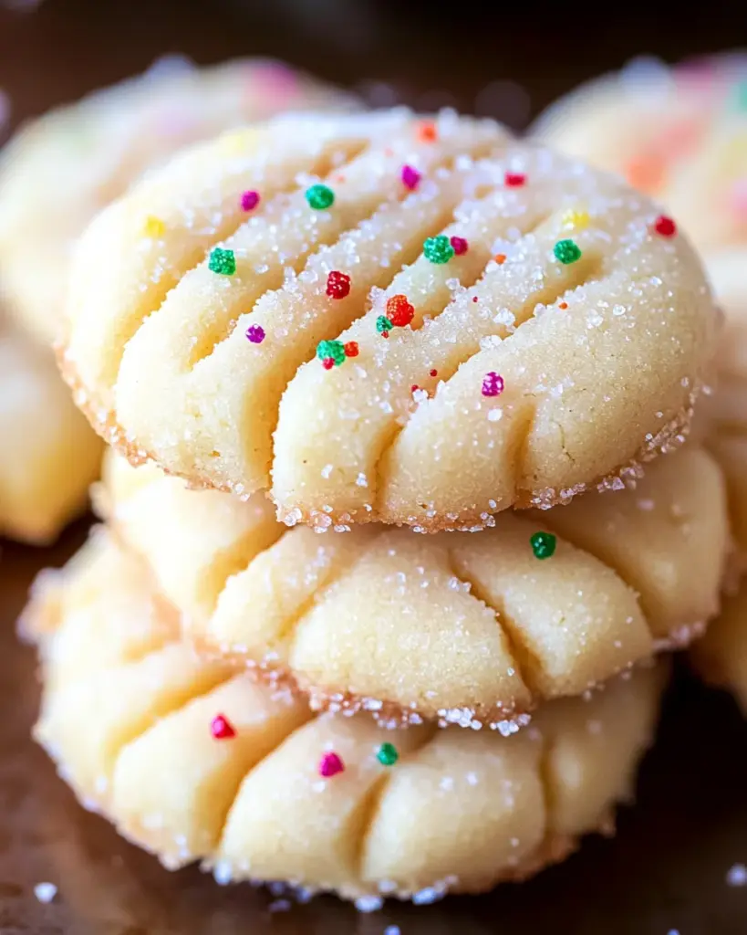 Whipped Shortbread Cookies
