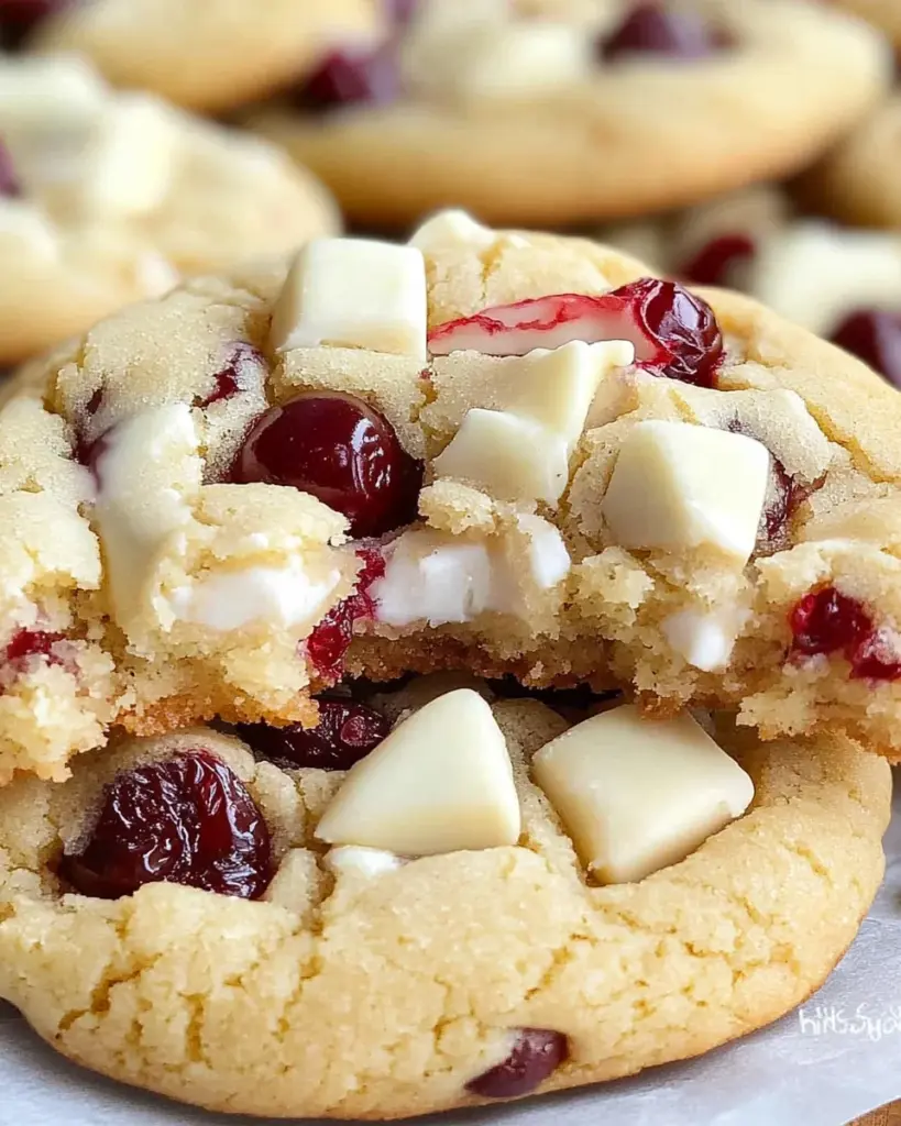 White Chocolate Cranberry Cookies